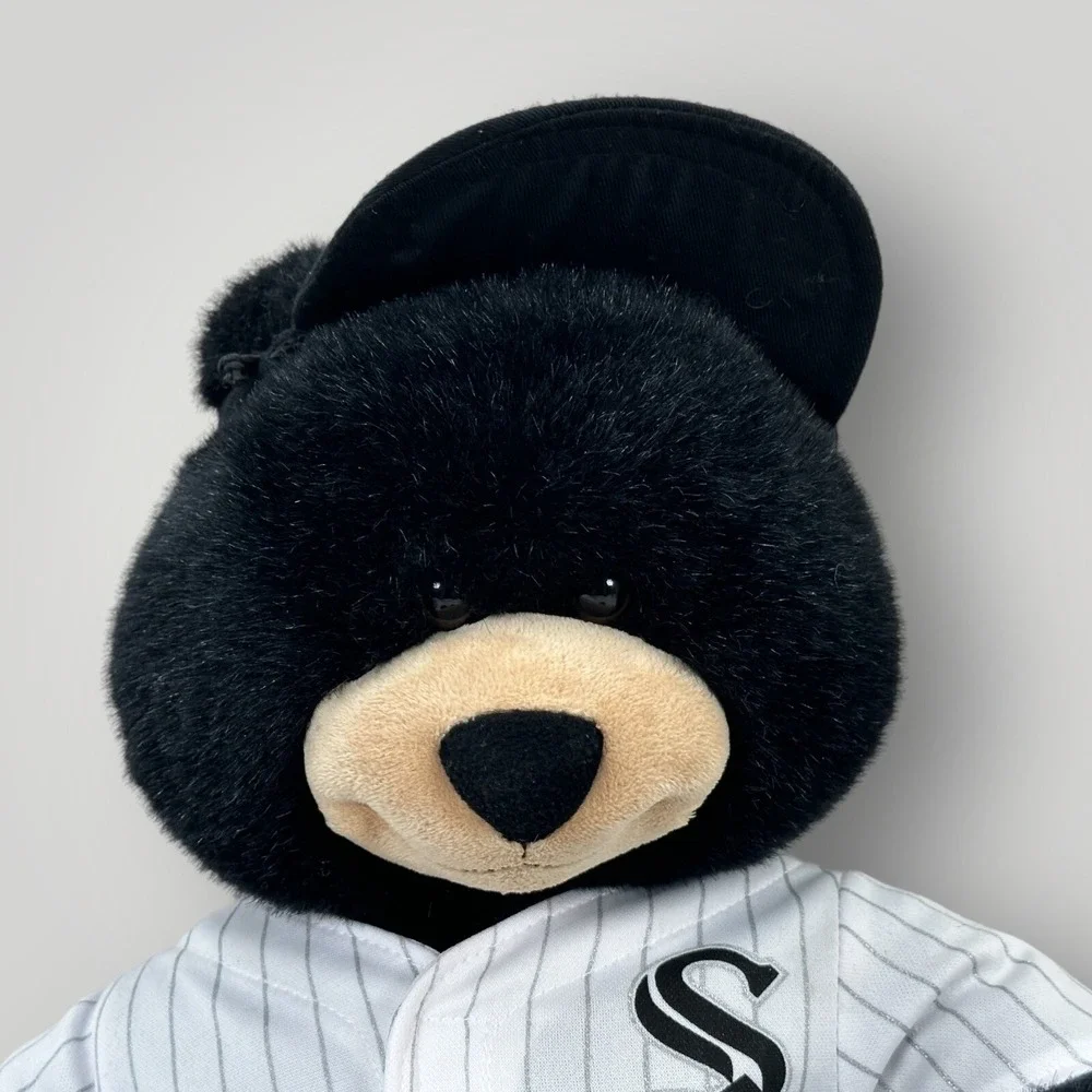 Chicago White Sox Build A Bear Plush 18in Black Bear Baseball‎ Uniform Clete